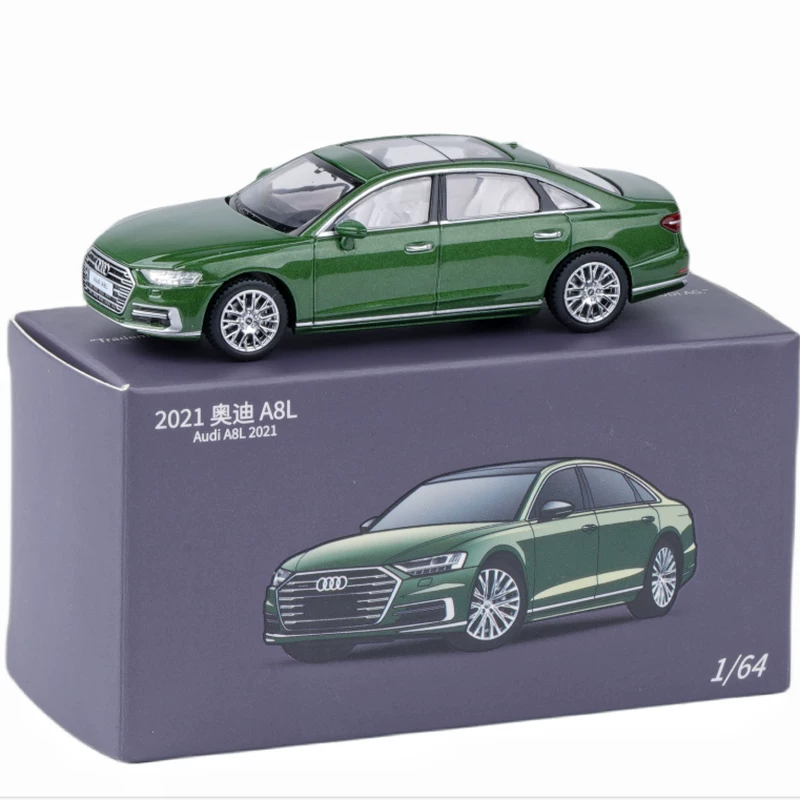 Модель автомобиля Horch Audi A7L A8L в масштабе 1:64 из сплава, коллекция A7 A8, декоративная
