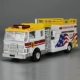 Tiado American Fire Truck Ladder Truck Alloy Model Model Phiên bản âm thanh và ánh sáng Kéo lại đồ chơi xe hơi - Chế độ tĩnh bộ xếp hình cho bé