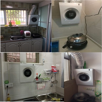 Free hanging hole simple mini kitchen Small wall-mounted range hood Side-suction range hood Single stove special price