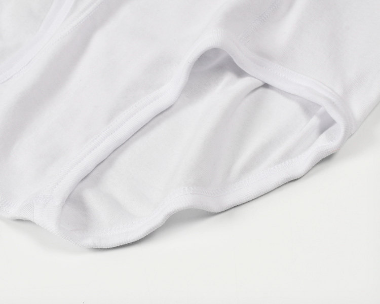 Quần lót cotton cỡ lớn cho nam, cửa trước màu, quần lửng eo cao, quần giữa và cũ đồ lót nam giới cao cấp