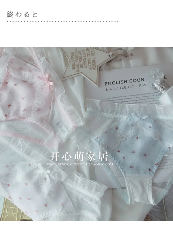 Nhật Bản mềm mại dễ thương cô gái Pháp mục vụ phong cách mục vụ hoa ren lưới sexy cotton đáy quần phụ nữ quần sịp - Giống cái