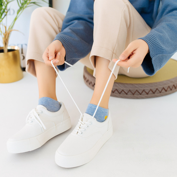 Mới tình yêu vàng ngọt ngào thêu nữ thuyền vớ cá nhân tình yêu vớ cô gái mùa xuân và mùa hè vớ nữ tất dài cho bé gái