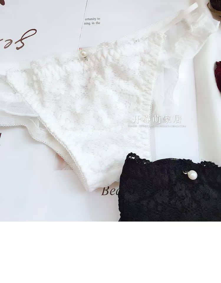 Hoa thêu ngọt ngào em gái màu rắn eo thấp gợi cảm trong suốt nữ tam giác đồ lót cô gái đồ lót 2 màu lựa chọn chip đẹp cho nữ