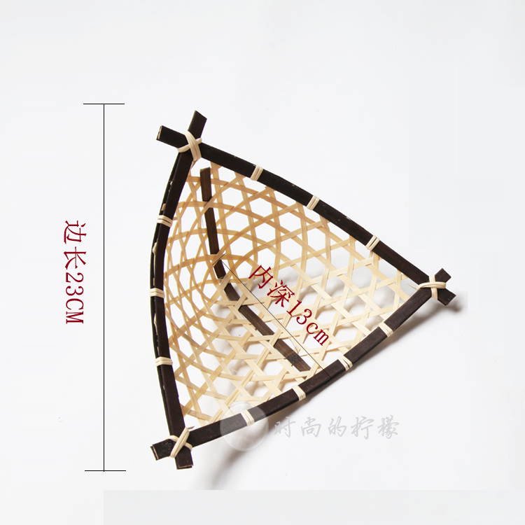 Ẩm thực Nhật Bản và Hàn Quốc, bộ đồ ăn trang trại đặc sản, giỏ tre đan thủ công, giỏ tre tempura, đĩa tre - Đồ ăn tối dĩa nhỏ