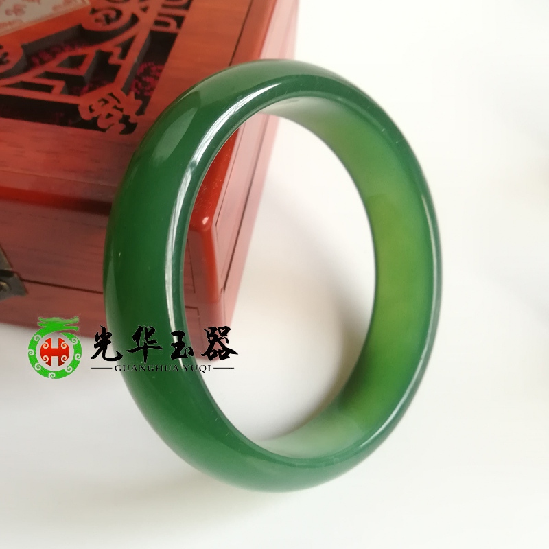 Yu marrow A freight blue tian bracelet to give friends gifts to Guanghua jade new product discount