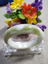 Lantian Jade Bracelet Emerald Color Jade Living Jade High-end Collection Terracotta Warriors Counter Guanghua Jade Flagship Store