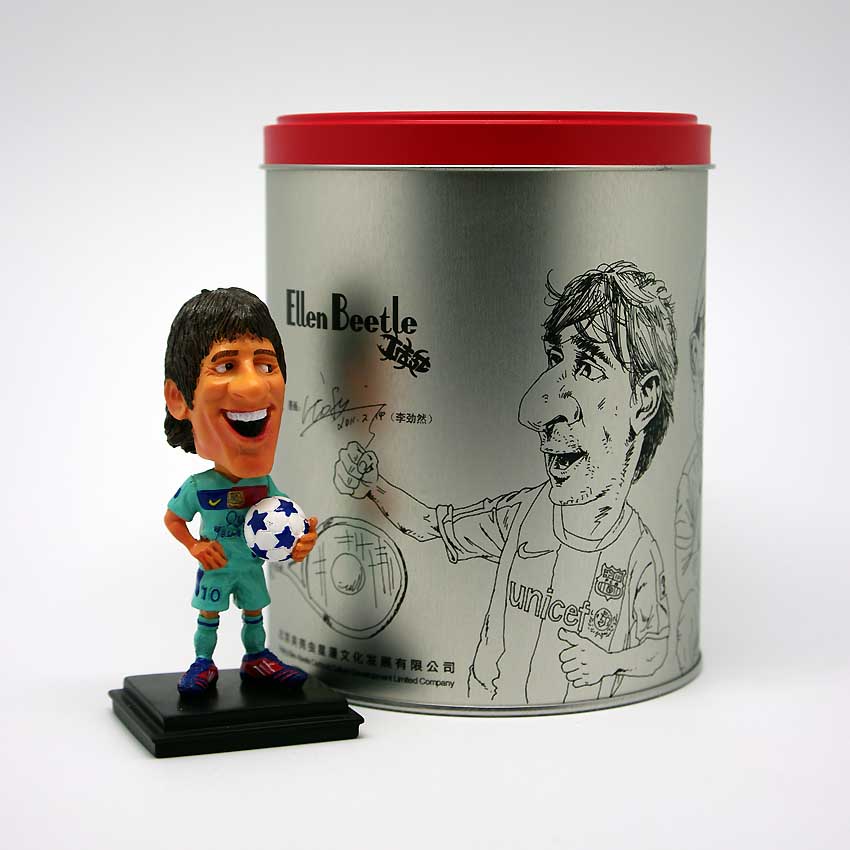 Football Ecstasy on Messi Messi Barcelona Away Limited Edition Fans Supplies Paparazzi Doll