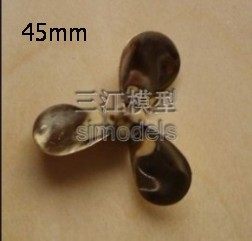 Remote control simulation ship model Civil ship model propeller 45mm propeller Propeller Manual Ship Model Pulp Model Pulp Trijiang Model