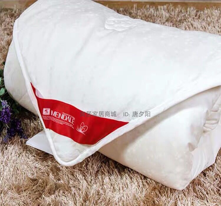 Mengjie raindrop mulberry silk t quilt spring and autumn quilt jacquard Yunxiang silk cotton quilt mother two-in-one winter quilt 56021