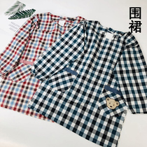 Thickened Adult Hood Clothing Home Kitchen Cotton Fabric Foreign Trade Full-body Fine Arts Raw Painting Baking Anti-Wear Long Sleeve Apron