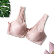 Bra collection of milk foreign trade large cup bra female side collection of small rims full cup thin beauty back underwear