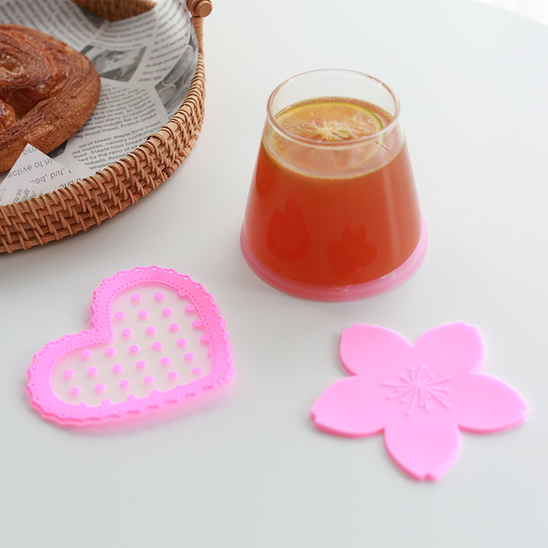 Pink Cherry Blossom Cup Mat 3 of the Pink Cherry Blossom Cup Mat
