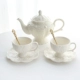 Розовый сад кофейный чашка чашка Spoon 2 Set+Teapot Mg