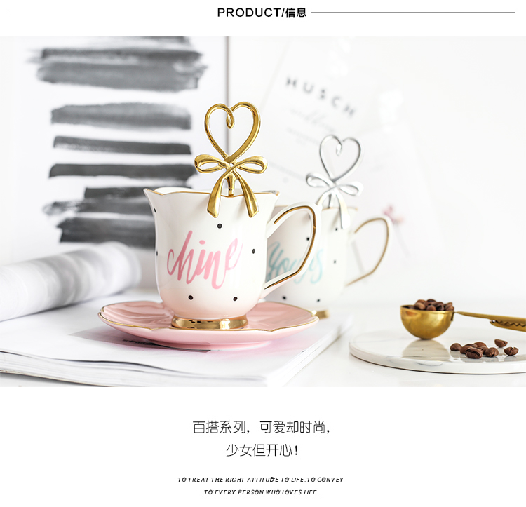 Bow Love Heart Thép không gỉ tráng miệng Muỗng Cà phê khuấy muỗng Trái cây Sữa chua Thìa nhỏ - Cà phê bình pha cafe lạnh cold brew