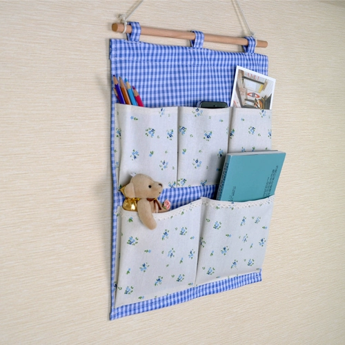 Креативная бесплатная доставка Zakka Cotton и льняная ткань подвесные пакеты, пять карманов, шкаф