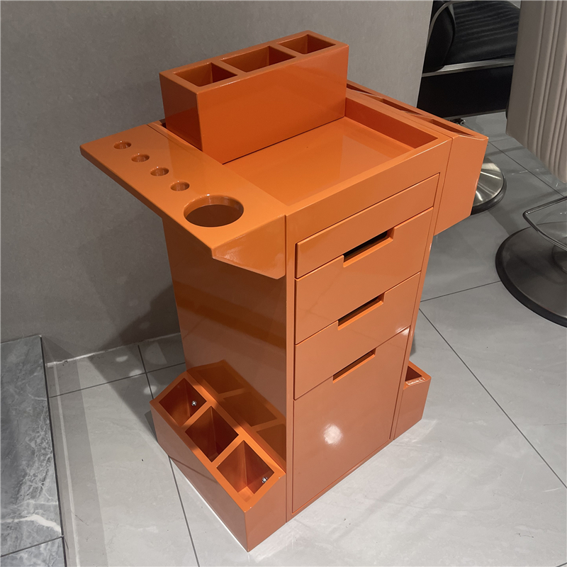 Hair salon special multi-function locker tool table hair salon hairdressing storage cabinet mirror table small cabinet display stand