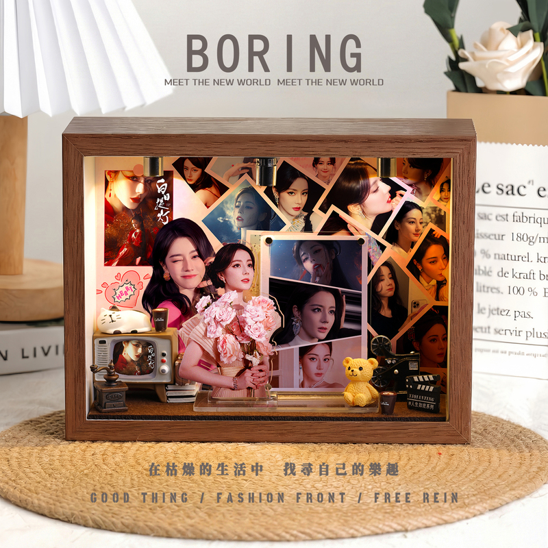Dilraba Celebrity Merchandise Photo Frame Portrait Gift Birthday Creative Entryway Storage Ornament Desktop Bedroom Gift
