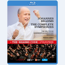 Brahms Symphonies (Complete Works) Järvi Deutsche Philharmoniker Bremen 2018 Blu-ray 50G