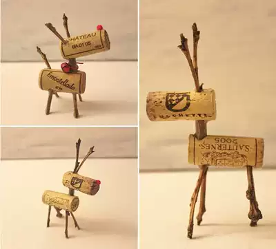 Christmas Deer Musk Deer Handmade Christmas Deer Christmas Deer Oak Sayer Christmas Deer Wood Products Decoration