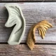 Lớn kèn đuôi nàng tiên cá chất lỏng silicone bánh silicone khuôn nướng - Tự làm khuôn nướng khuôn oval