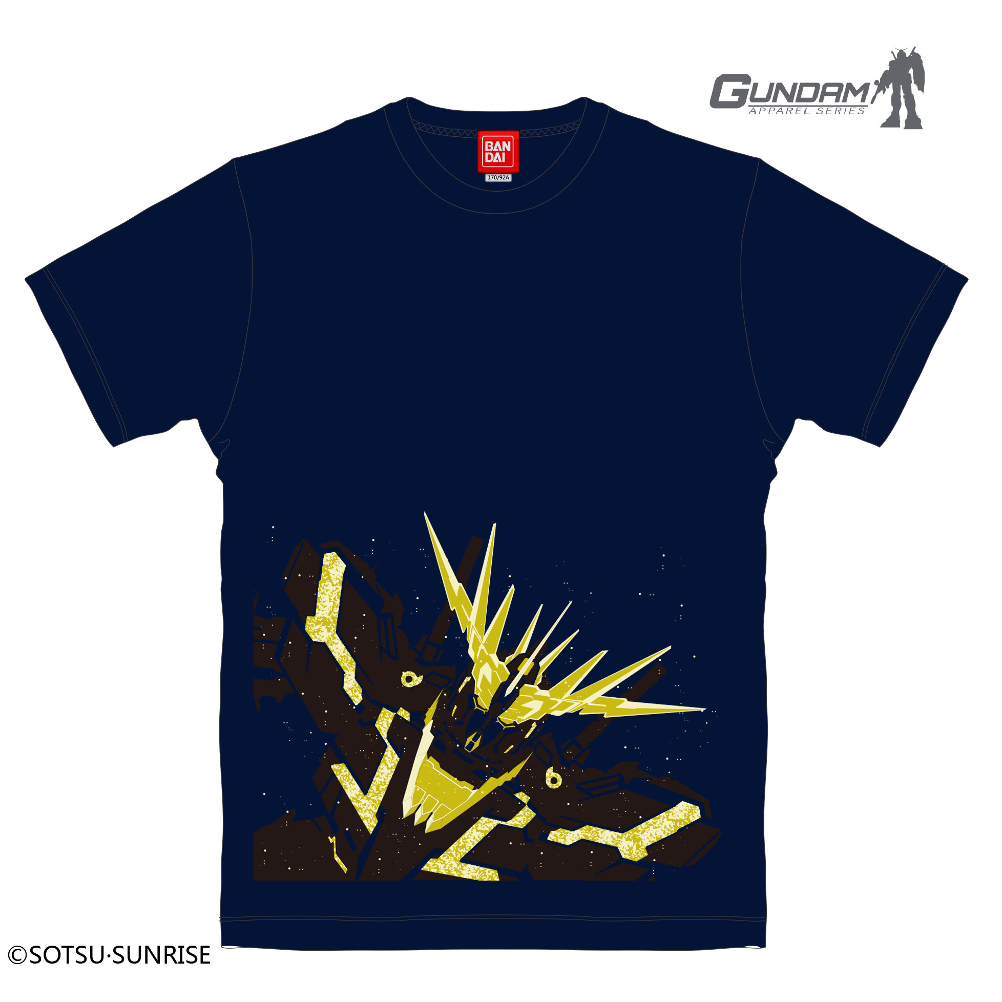 BANDAI Bandai Gundam Mobile Suit Gundam Costume T-shirt Banshee