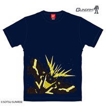  BANDAI Bandai GUNDAM Mobile Suit Gundam costume T-shirt Mourning Banshee