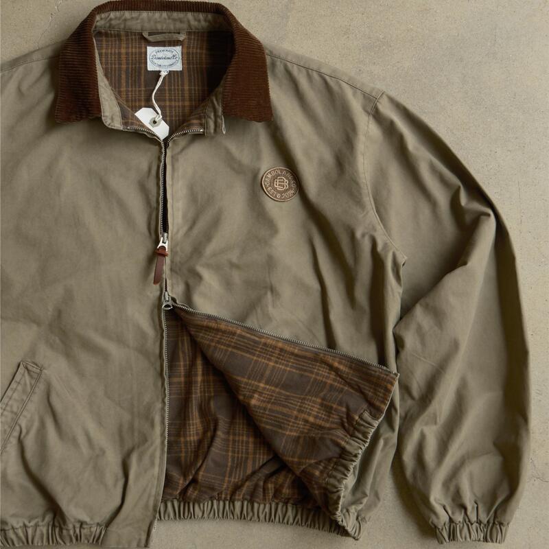 Damboland 24Aw Ralph Vintage Style Brushed Loose Fit Harrington Jacket