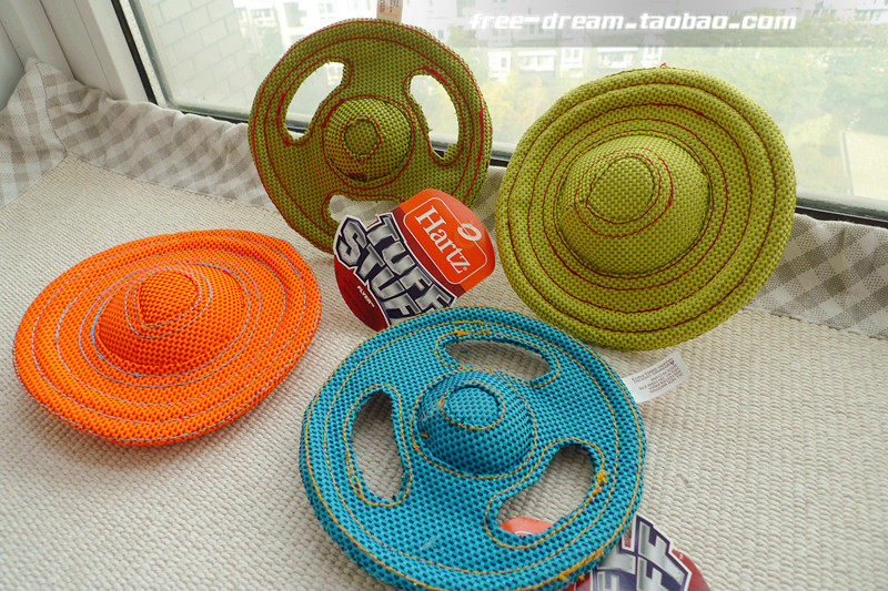 Foreign trade day Single dog toy Pet toy training frisbee Flying saucer Interactive play Barking dog exercise S number Bite resistance