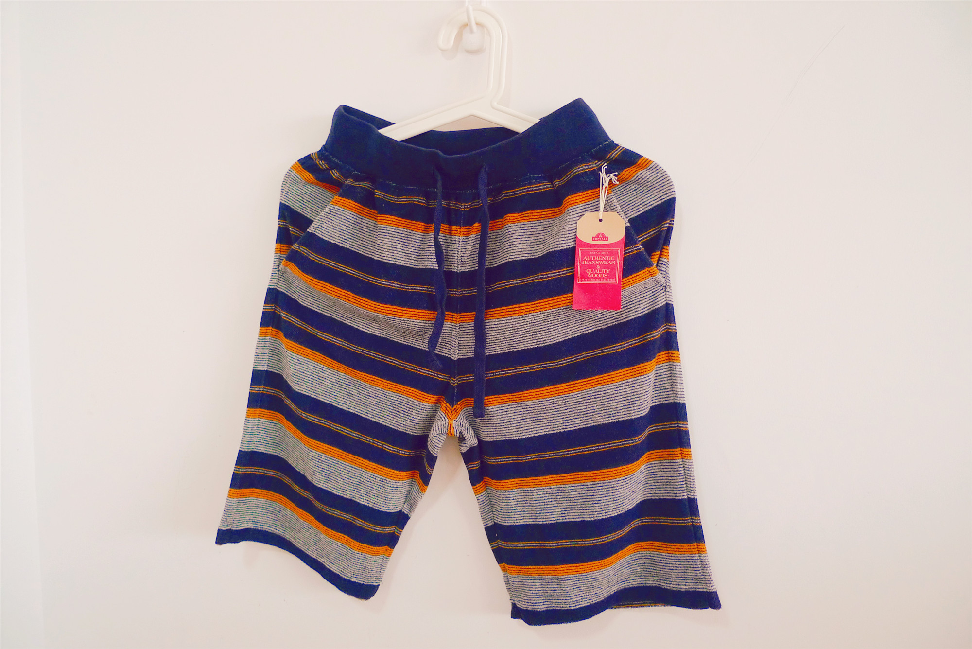 Foreign Trade JSingle striped color T-shirt Leisure men casual shorts ladies sports shorts slight default