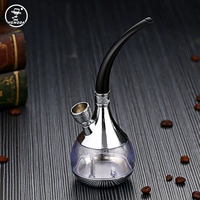 Сплав+органическое стекло+двойное горшок+трубка доставки [Drop 805 Silver]