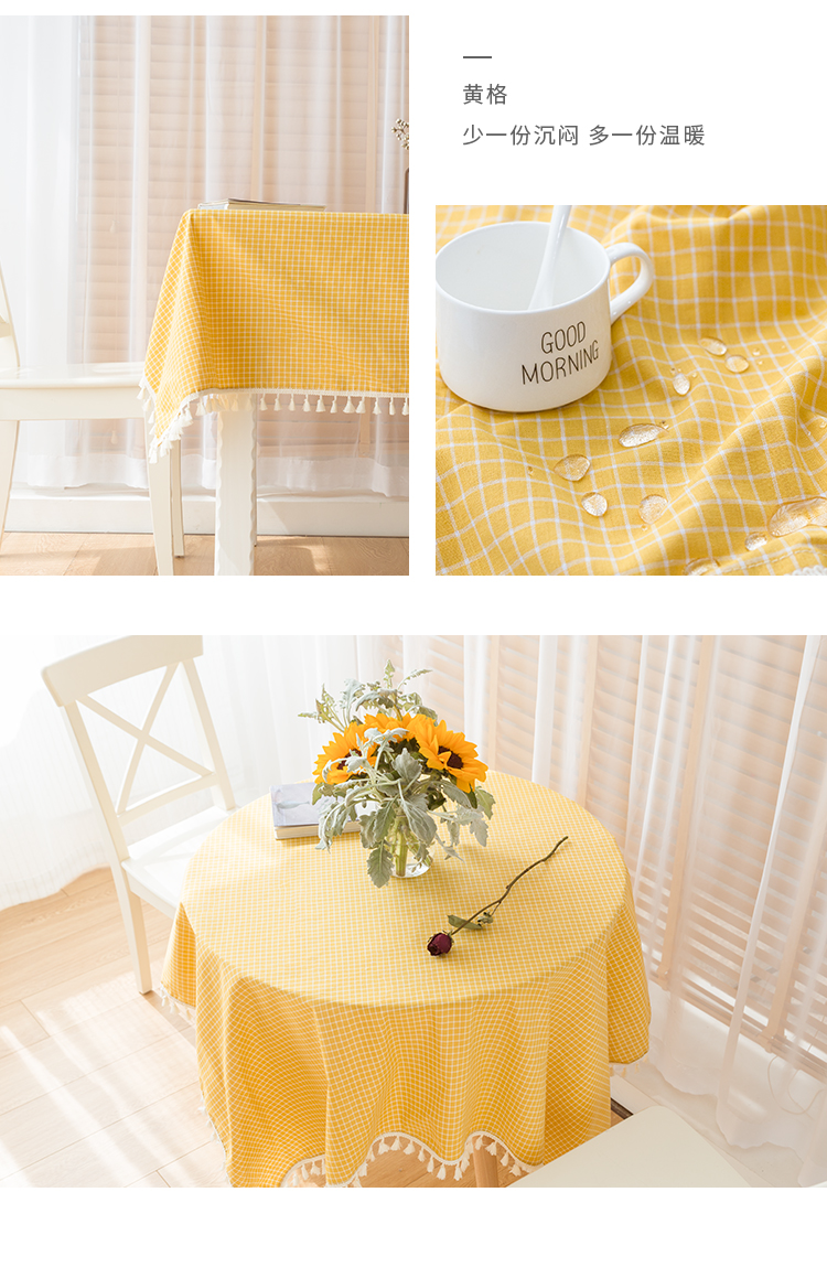 Nordic khăn trải bàn bằng vải cotton thanh toán bù trừ nhỏ mạng mới đỏ thấm nước bàn cà phê bàn ​​sinh viên ins tâm vải cô gái của - Khăn trải bàn khăn trải bàn oval