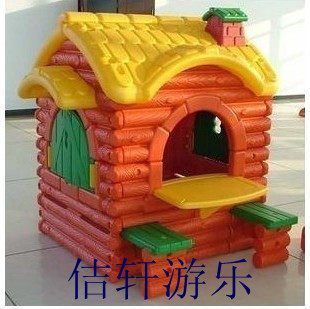 Forest Wooden House Forest Lodge Forest Lodge Children Play House Plastic Small House Kindergarten Game Toy House
