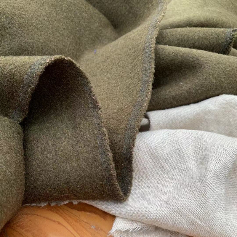 Brand Company Imports 100% Pure Wool Fabric, Winter Style Double-Sided Pure Wool Fabric, Soft and on Sale at a Special Price