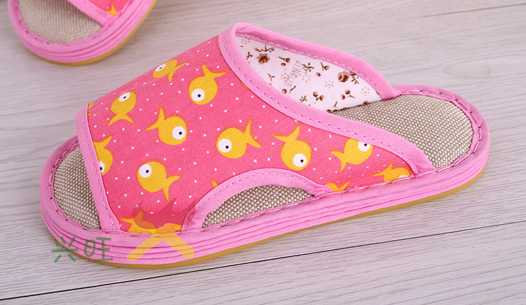 Chaussons enfants en coton pour Toute saison - semelle tendon - Ref 986967 Image 23