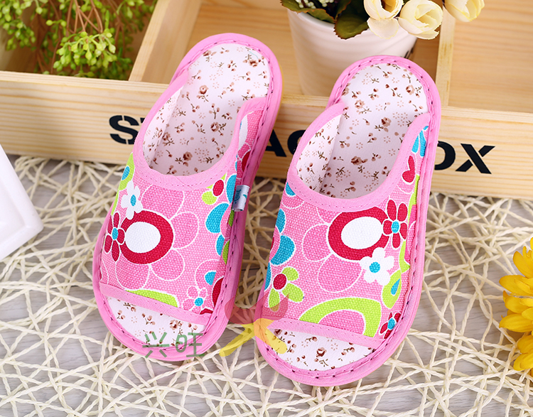 Chaussons enfants en coton pour Toute saison - semelle tendon - Ref 986967 Image 8