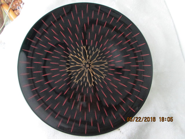 Fuzhou Bodiless Lacquerware Large Lacquer Bodily Disc Diameter 300mm