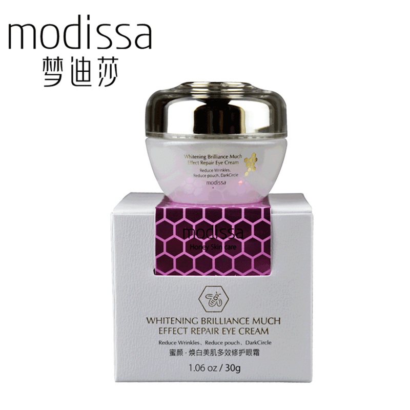 正品 梦迪莎蜜颜焕白美肌多效修护眼霜30g淡化眼袋 淡化黑眼圈