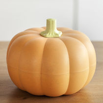 Anja New Creative Pumpkin Candy Box Melon Seeds Dried Fruits Fruit Plastic Large Double Zero Food Pan Living Room Home