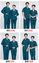  Pure cotton public health service clothing family contracted doctor overalls mens and womens community piece medical clothing short long sleeves