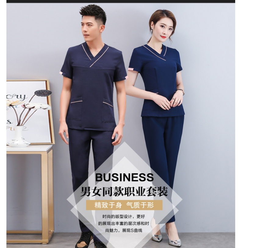 South Dingell Elastic cotton Nursing sweatsuit Doctors to wear a handmade operating room Isolates Dentist work clothes