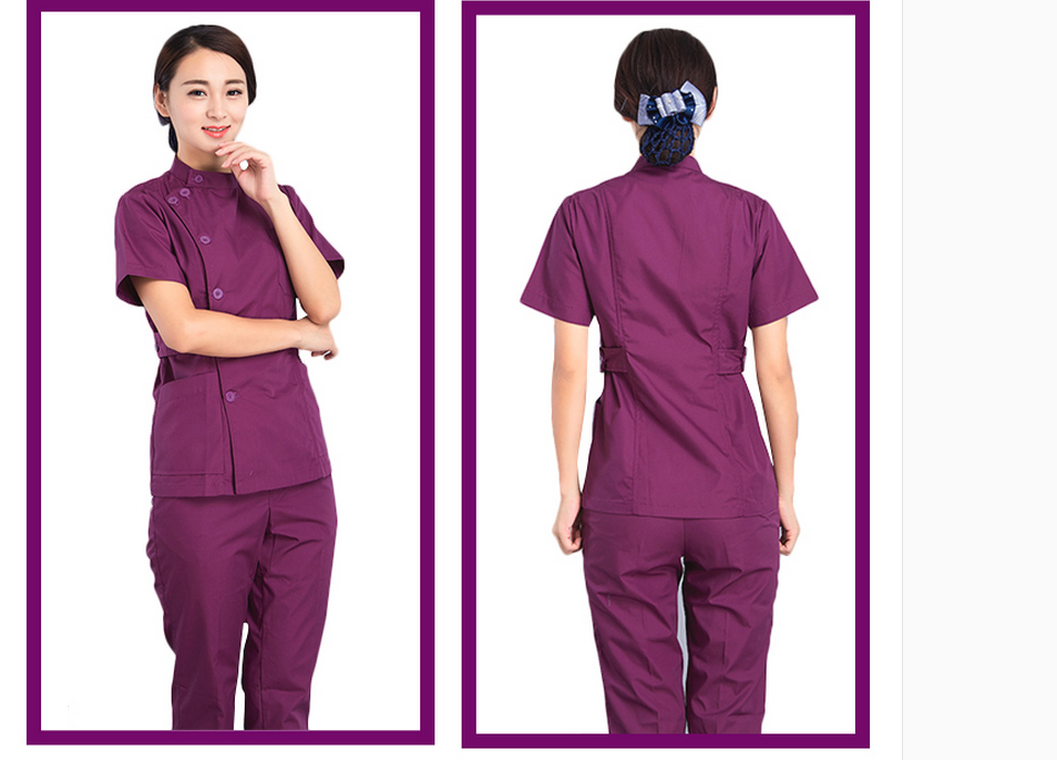 Nightingale Y tá Uniform Chia Set nha khoa Bác sĩ Oral Mặc quần áo làm việc rửa tay quần áo mùa đông