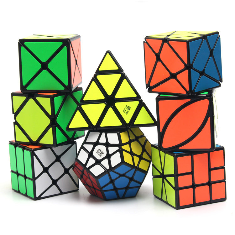 Alien Rubik's Cube Inclined Hot Wheels Changing Golden Steel Maple Leaf SQ1 Five Magic Body Eight-Axis Third-Order Educational Toys