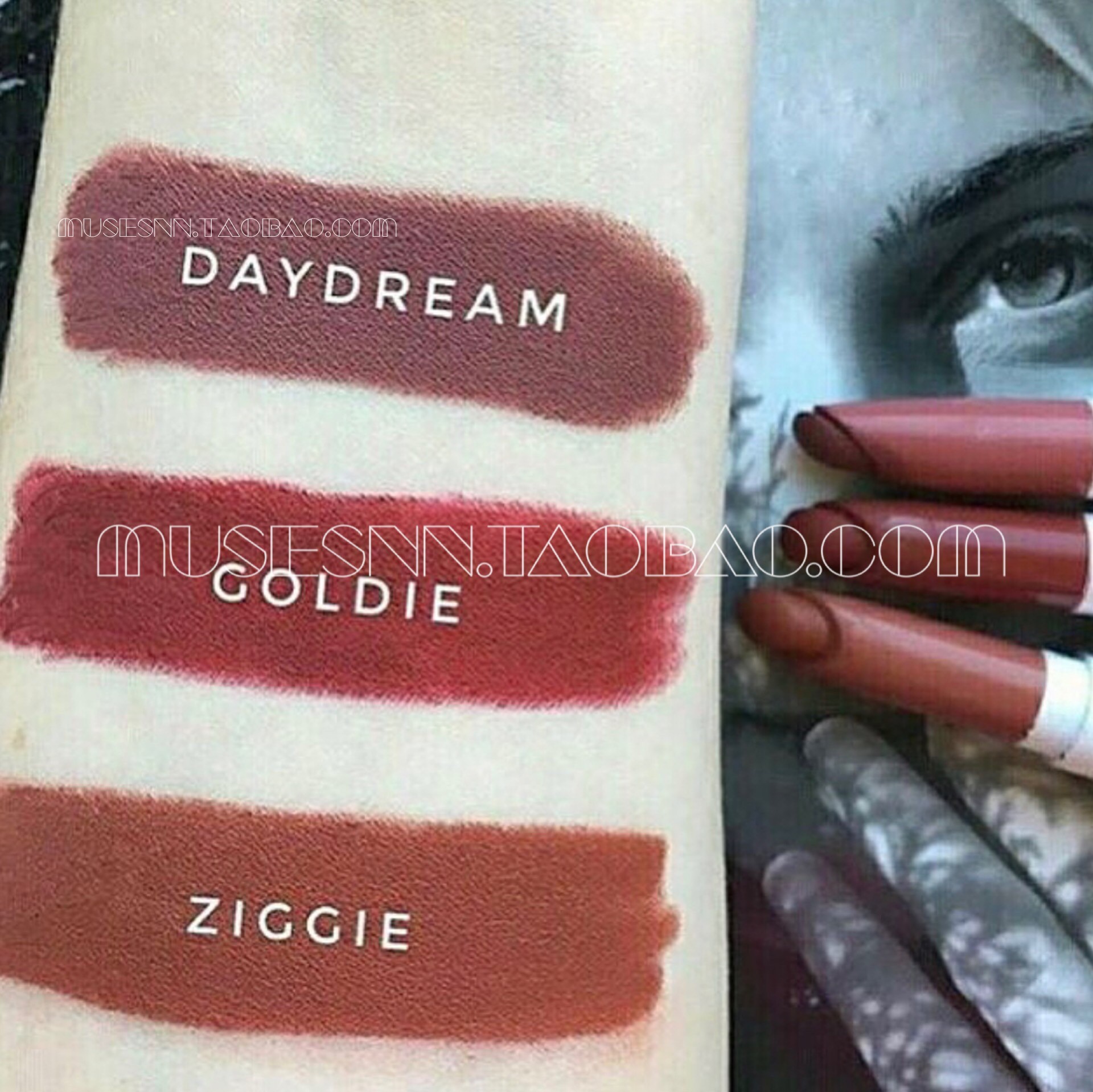 Bút son môi Colourpop ziggie / tình yêu cuộc sống / goldie / posion / hãy tin tôi - Son môi son black rouge ver 7
