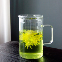 Large capacity glass office tea cup with lid water Cup household Cup 1000ML Beer Cup for men and women available