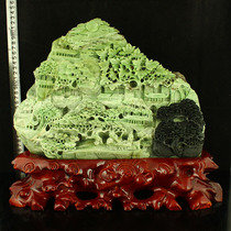 One Price Natural Nanyang Dushan Jade Jinggong carving 20 Jin heavy pendulum pleasing to send certificate