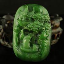 A price of natural Xinjiang Hetian Jade Jasper carving
