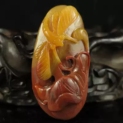 One Price Natural Yunnan Huanglong Jade precision carving pendant slim and send certificate