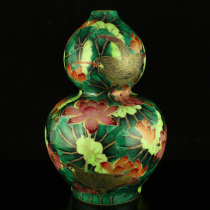 One-mouth-price porcelain pendulum with a pinch of gold silk enamel Vase Bird-in-the-flower Flower Aroma 