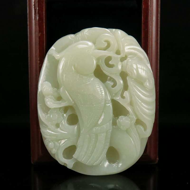 A port price natural Xinjiang and Tian Yulean work engraving to give a certificate to the delight of the top