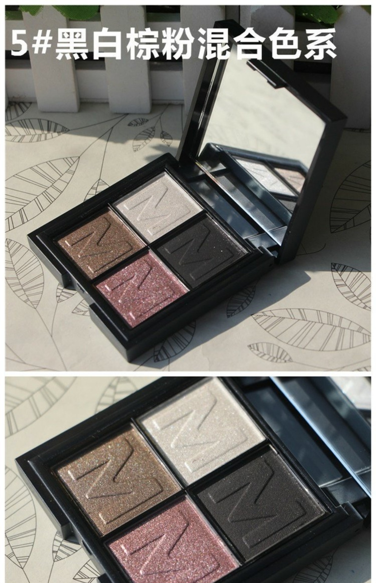 Chính hãng MYBOON Bốn màu Mousse Eyeshadow Bốn màu Eye Shadow Pan Trang điểm mắt màu nude Màu trái đất Màu rượu lê Pearlescent Red Eye Makeup - Bóng mắt bảng mắt merzy